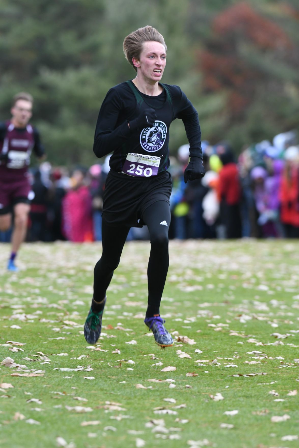 WIAA state cross country photo: Christian Patzka, Wisconsin Heights/Barneveld
